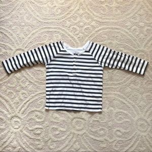 June & January Onyx Stripe Long Sleeve